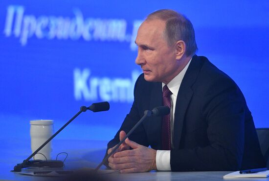 President Vladimir Putin’s 12th annual news conference
