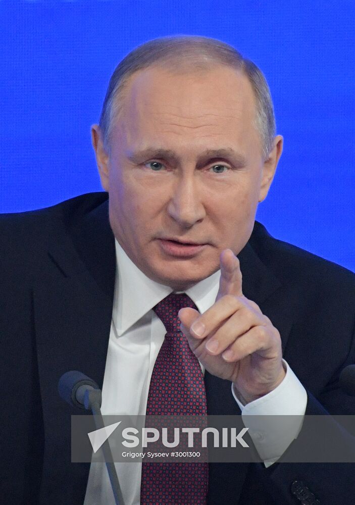 President Vladimir Putin's 12th annual news conference