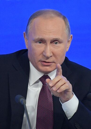 President Vladimir Putin's 12th annual news conference