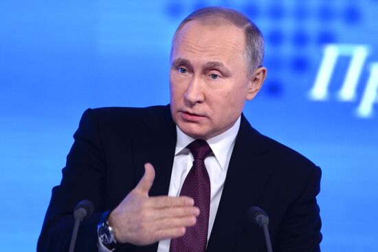 President Vladimir Putin’s 12th annual news conference