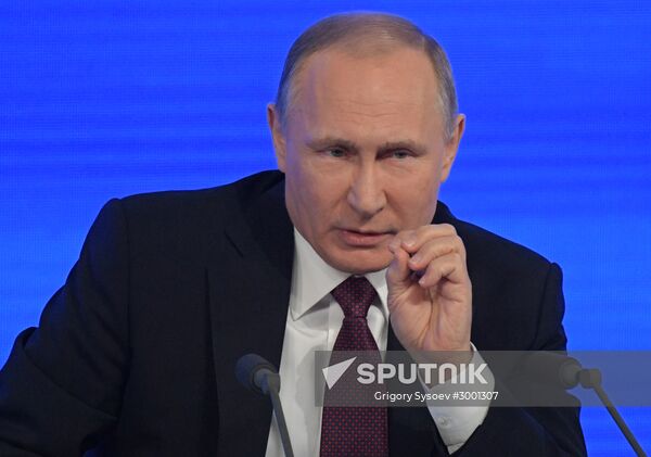 President Vladimir Putin’s 12th annual news conference