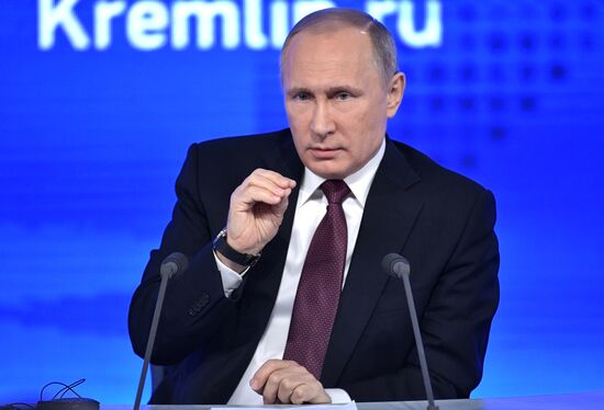 President Vladimir Putin’s 12th annual news conference