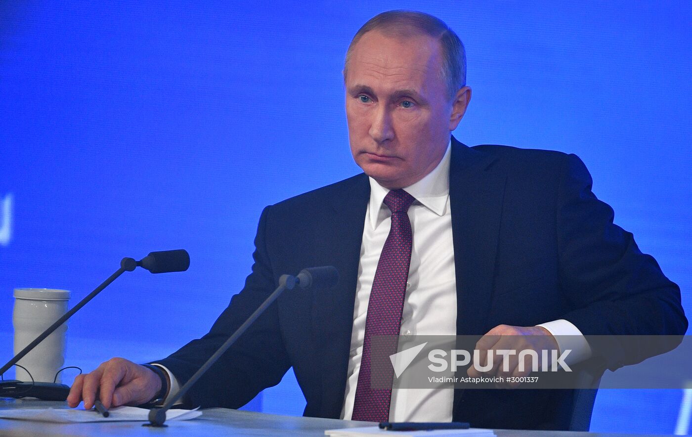 President Vladimir Putin’s 12th annual news conference
