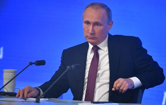 President Vladimir Putin’s 12th annual news conference