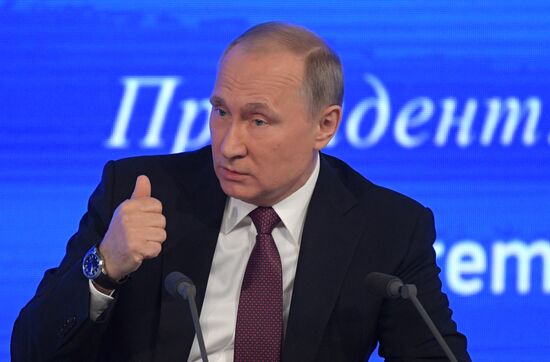 President Vladimir Putin’s 12th annual news conference