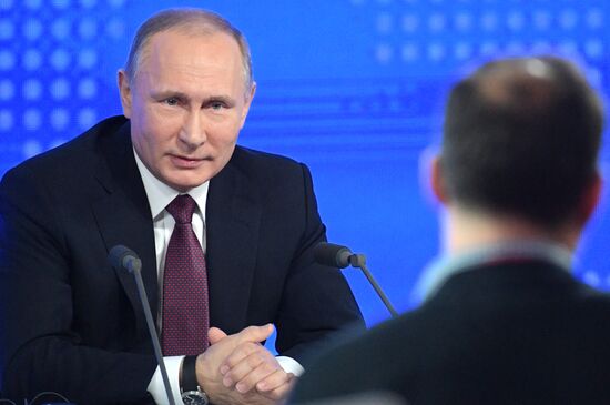President Vladimir Putin’s 12th annual news conference