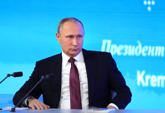 President Vladimir Putin’s 12th annual news conference