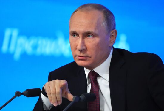 President Vladimir Putin’s 12th annual news conference