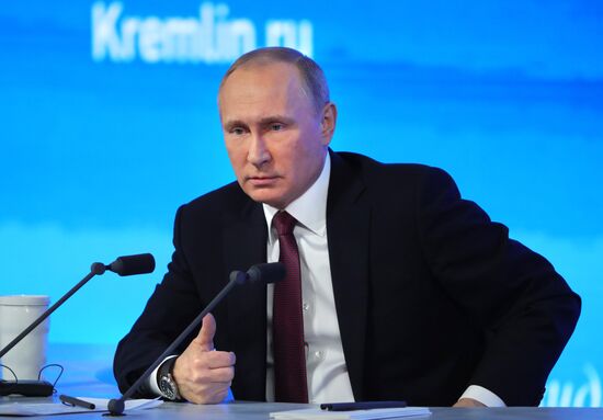 President Vladimir Putin’s 12th annual news conference