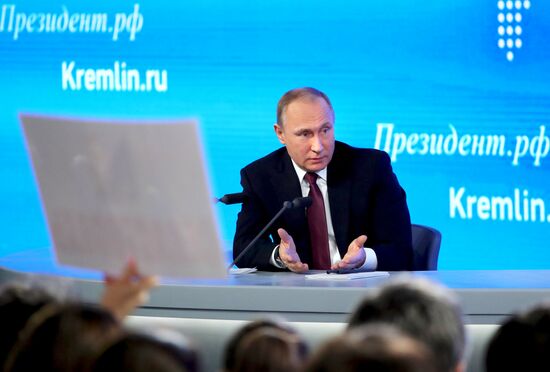 President Vladimir Putin’s 12th annual news conference