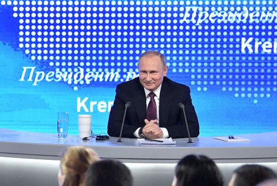President Vladimir Putin’s 12th annual news conference