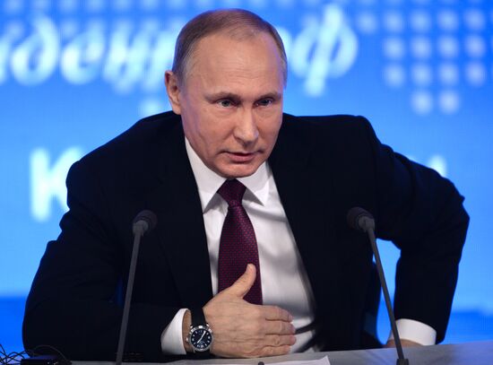 President Vladimir Putin’s 12th annual news conference