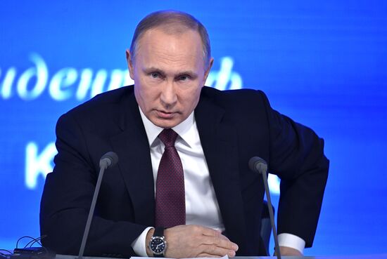 President Vladimir Putin’s 12th annual news conference