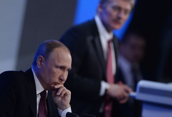 President Vladimir Putin’s 12th annual news conference