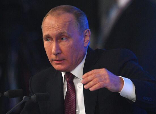 President Vladimir Putin’s 12th annual news conference