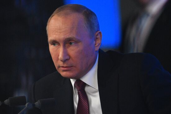 President Vladimir Putin’s 12th annual news conference