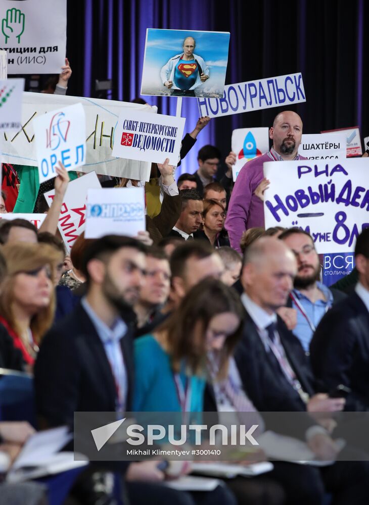 President Vladimir Putin's 12th annual news conference