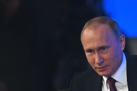 President Vladimir Putin’s 12th annual news conference