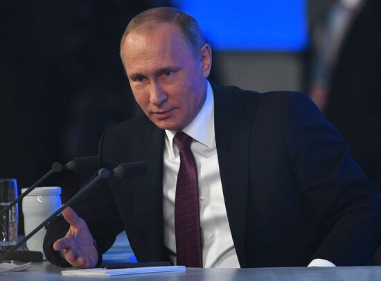 President Vladimir Putin’s 12th annual news conference