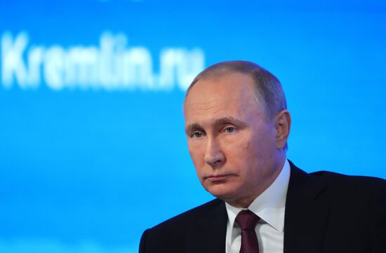 President Vladimir Putin’s 12th annual news conference