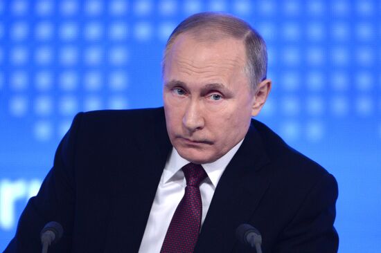 President Vladimir Putin’s 12th annual news conference