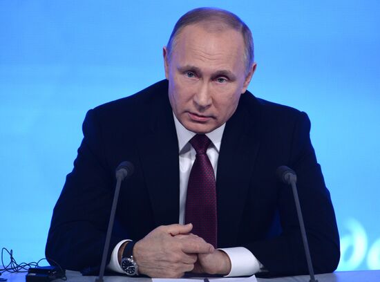 President Vladimir Putin’s 12th annual news conference