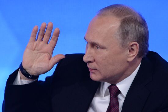 President Vladimir Putin’s 12th annual news conference