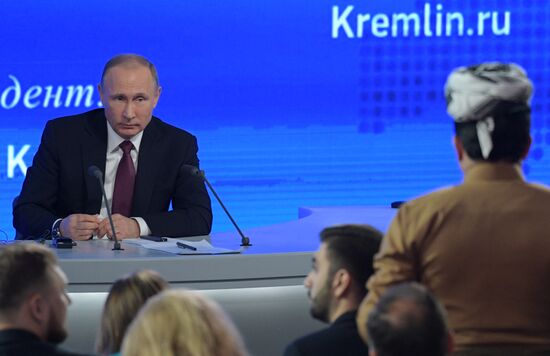 President Vladimir Putin’s 12th annual news conference