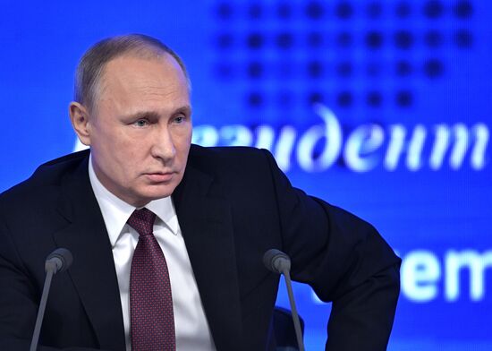 President Vladimir Putin’s 12th annual news conference