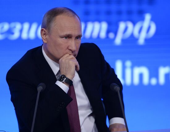 President Vladimir Putin’s 12th annual news conference
