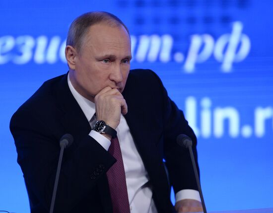 President Vladimir Putin’s 12th annual news conference