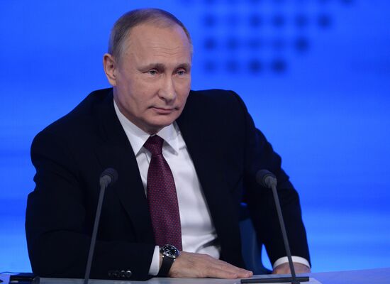 President Vladimir Putin’s 12th annual news conference