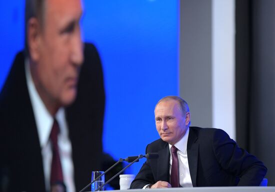 President Vladimir Putin’s 12th annual news conference