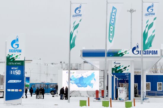 Natural gas fueling stations open in Kazan