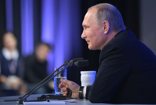 President Vladimir Putin’s 12th annual news conference