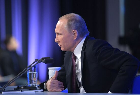 President Vladimir Putin’s 12th annual news conference