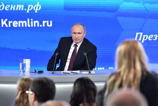 President Vladimir Putin’s 12th annual news conference