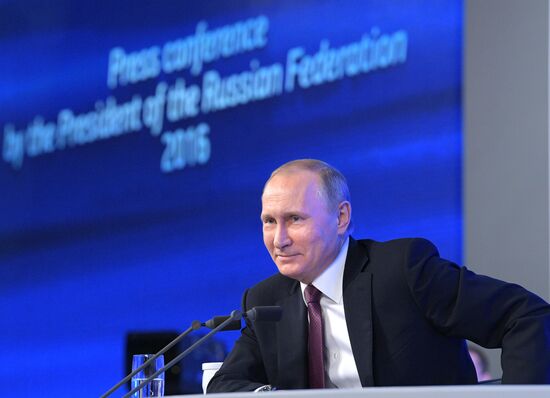 President Vladimir Putin’s 12th annual news conference