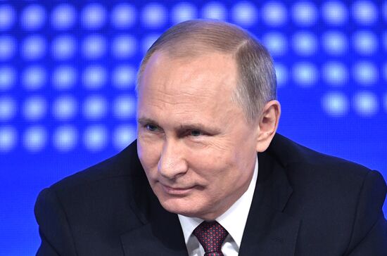 President Vladimir Putin’s 12th annual news conference