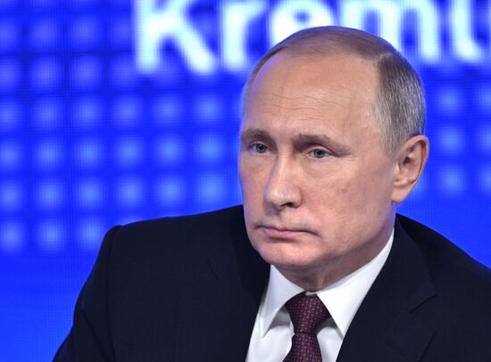 President Vladimir Putin’s 12th annual news conference