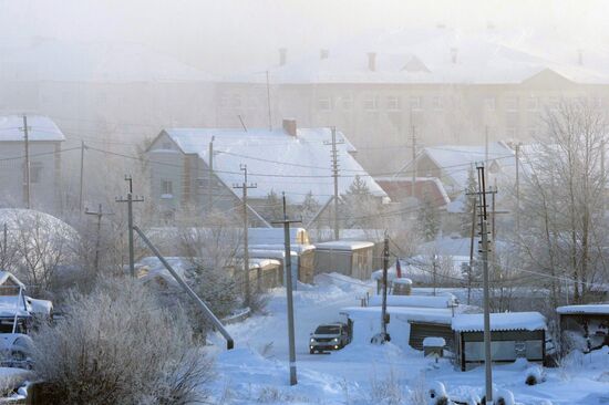 Unusial freeze-up in Yugra