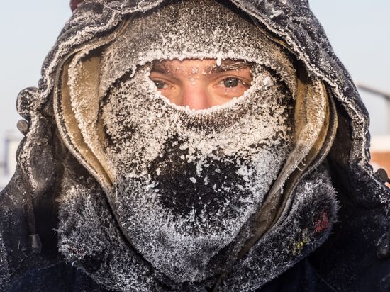 Unusial freeze-up in Yugra