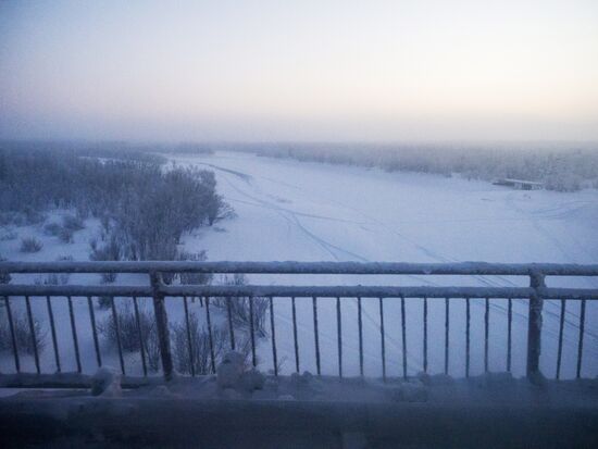 Unusial freeze-up in Yugra