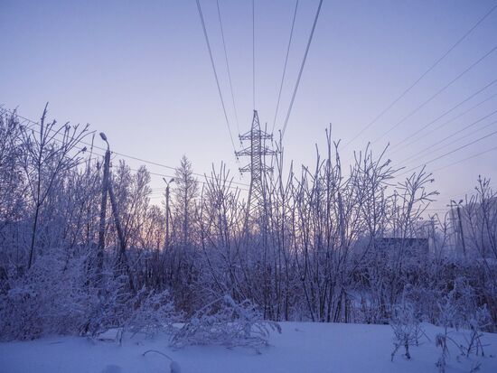 Unusial freeze-up in Yugra