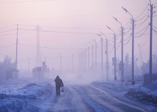 Unusial freeze-up in Yugra