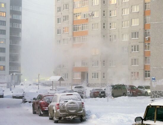 Unusial freeze-up in Yugra