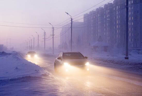 Unusial freeze-up in Yugra