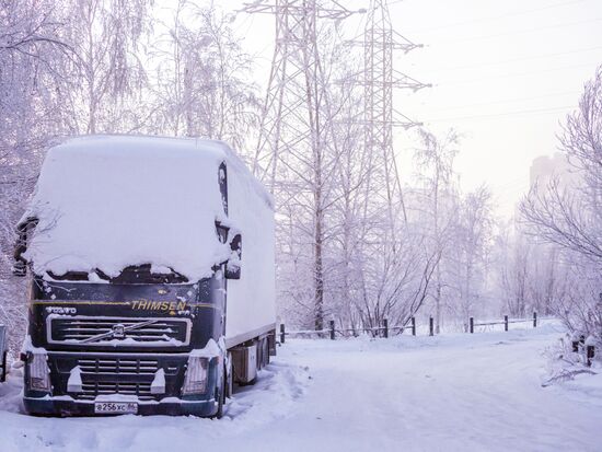 Unusial freeze-up in Yugra