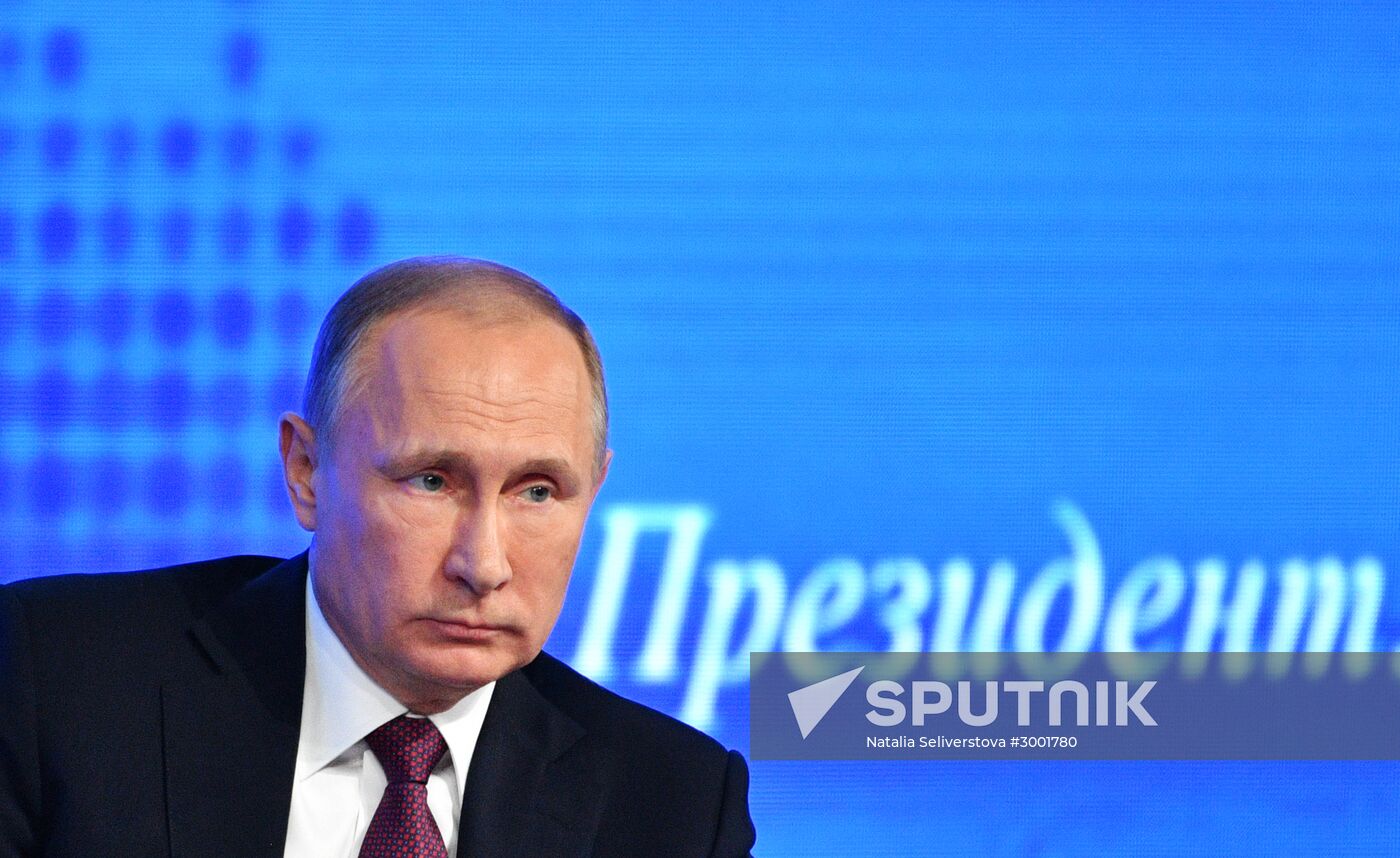 President Vladimir Putin’s 12th annual news conference
