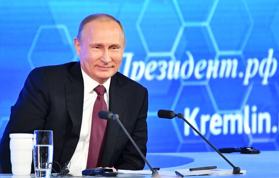President Vladimir Putin’s 12th annual news conference